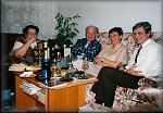 S Alešovými rodiči v Horních Počernicích (starý byt)
