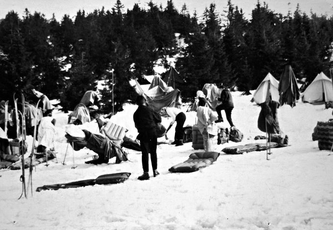 Zimní táboření 1963